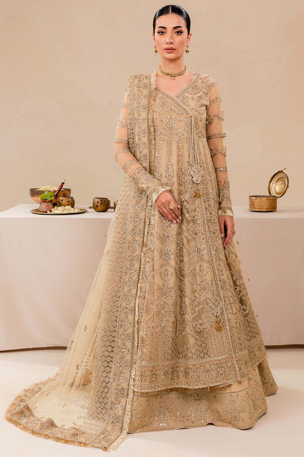 Buy Unstitched Embroidered Suits Online | Farasha