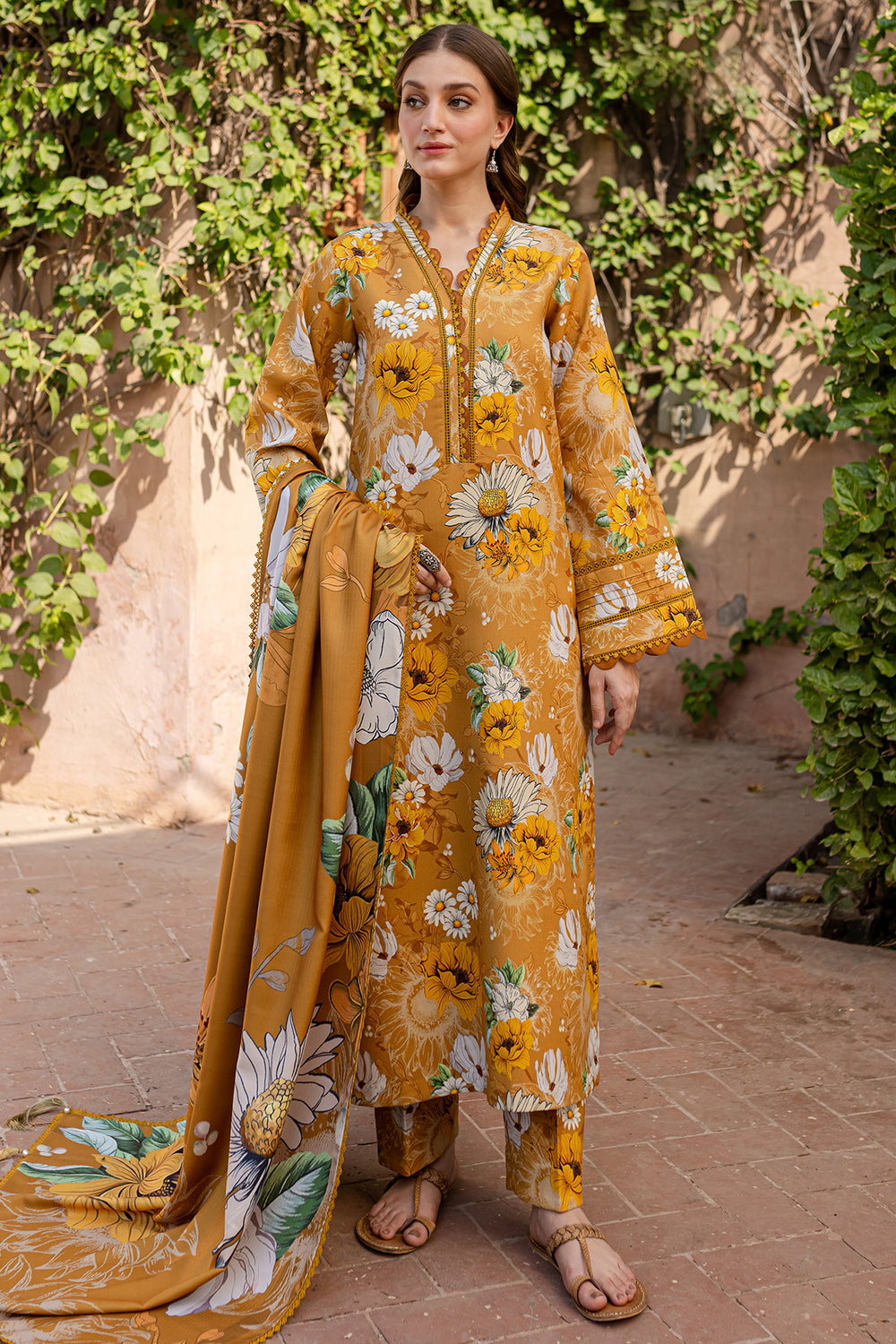 Farasha | Printed Essentials | Marigold Haze