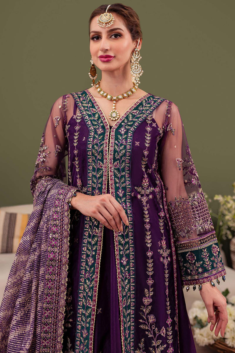 Farasha | Summer Weaves Embroidered Lawn | Emerald Eclips